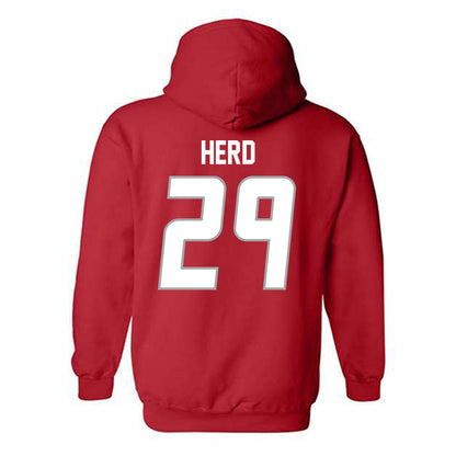 New Mexico - NCAA Baseball : Caleb Herd - Classic Shersey Hooded Sweatshirt-1