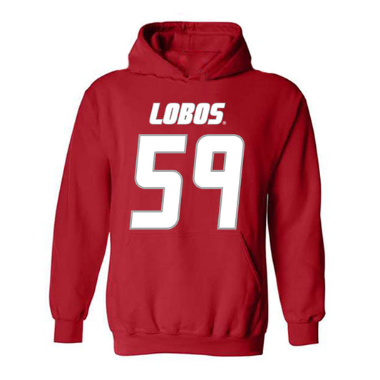 New Mexico - NCAA Football : Kaden Robnett - Classic Shersey Hooded Sweatshirt-0