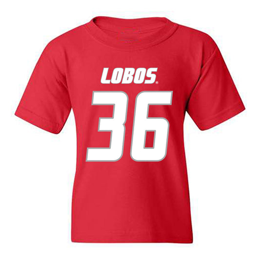 New Mexico - NCAA Baseball : Elias Fiddler - Classic Shersey Youth T-Shirt-0