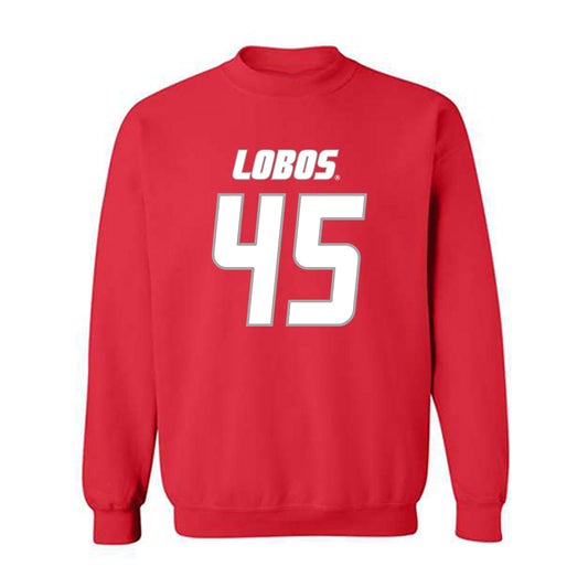 New Mexico - NCAA Football : Brett Karhu - Classic Shersey Crewneck Sweatshirt-0