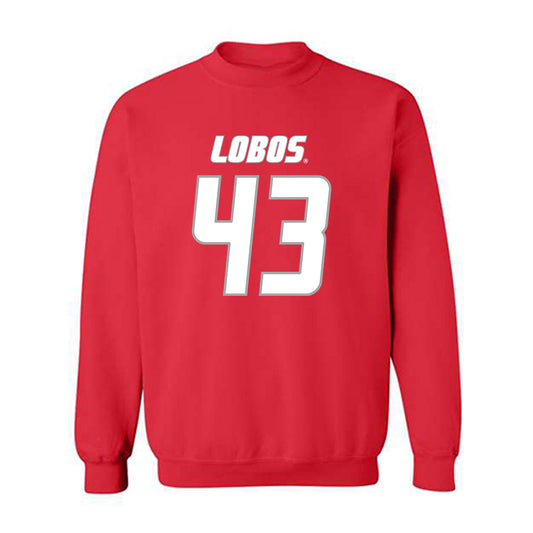 New Mexico - NCAA Baseball : Gene Trujillo - Classic Shersey Crewneck Sweatshirt-0