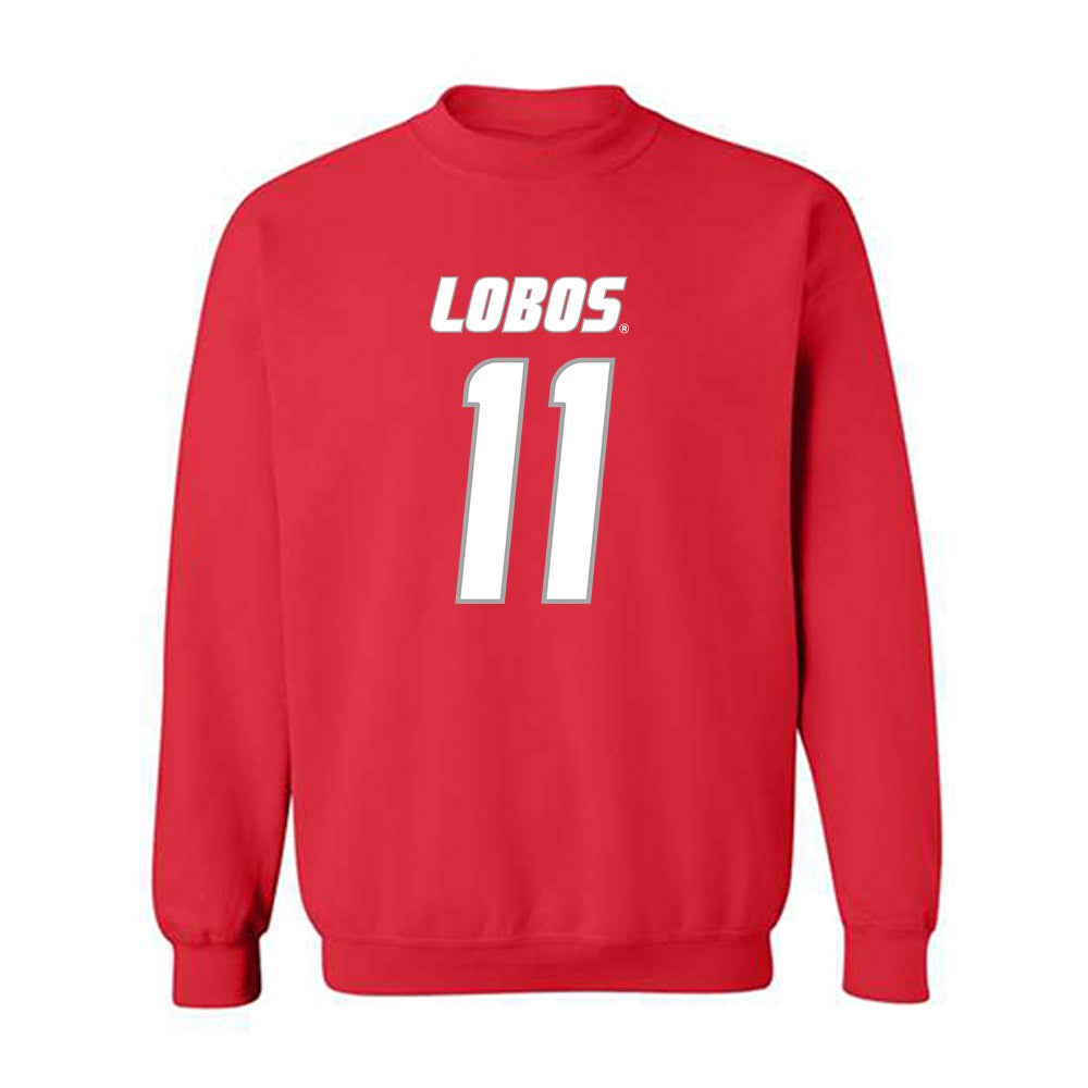 New Mexico - NCAA Women's Basketball : Nayli Padilla Chinea - Classic Shersey Crewneck Sweatshirt-0