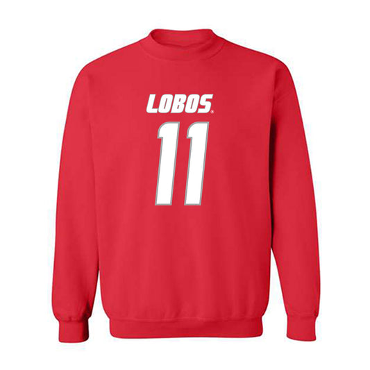 New Mexico - NCAA Women's Basketball : Nayli Padilla Chinea - Classic Shersey Crewneck Sweatshirt-0