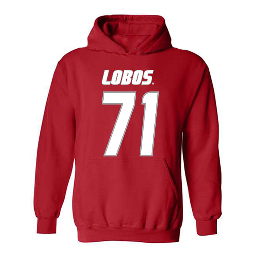 New Mexico - NCAA Football : Travis Gray - Classic Shersey Hooded Sweatshirt-0