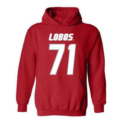 New Mexico - NCAA Football : Travis Gray - Classic Shersey Hooded Sweatshirt-0