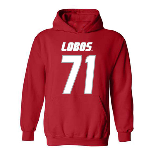 New Mexico - NCAA Football : Travis Gray - Classic Shersey Hooded Sweatshirt-0