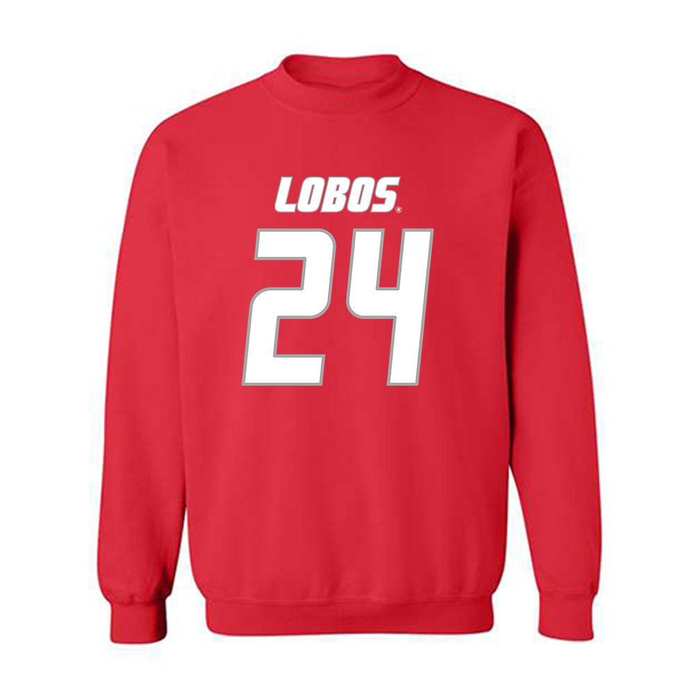 New Mexico - NCAA Women's Basketball : Amhyia Moreland - Classic Shersey Crewneck Sweatshirt-0