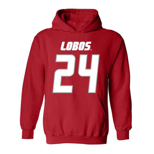 New Mexico - NCAA Football : Bear Levells - Classic Shersey Hooded Sweatshirt-0