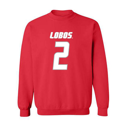 New Mexico - NCAA Football : Abraham Williams - Classic Shersey Crewneck Sweatshirt-0