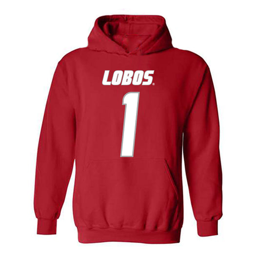 New Mexico - NCAA Football : Keyshawn James-Newby - Classic Shersey Hooded Sweatshirt-0