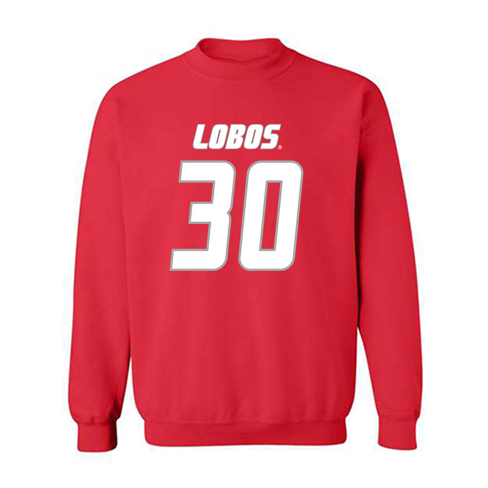 New Mexico - NCAA Football : Brendan Durkin - Classic Shersey Crewneck Sweatshirt-0