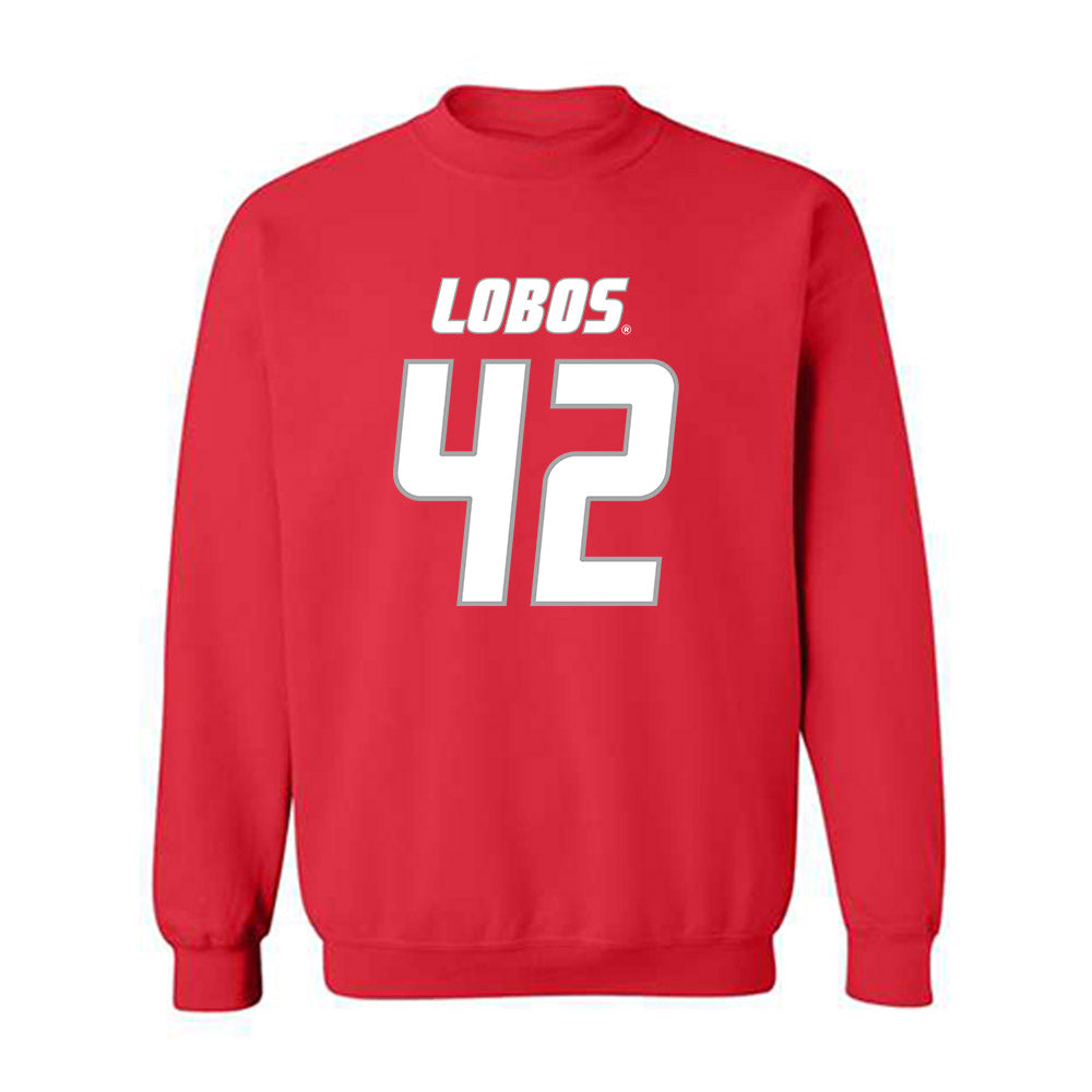 New Mexico - NCAA Baseball : Blake Bell - Classic Shersey Crewneck Sweatshirt-0