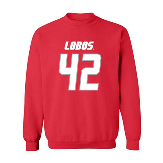 New Mexico - NCAA Baseball : Blake Bell - Classic Shersey Crewneck Sweatshirt-0