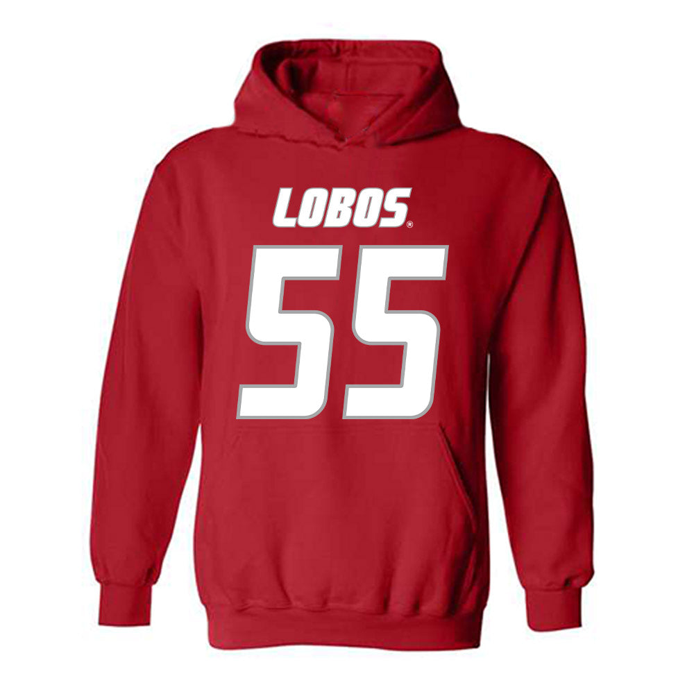 New Mexico - NCAA Football : Elvin Harris - Classic Shersey Hooded Sweatshirt-0