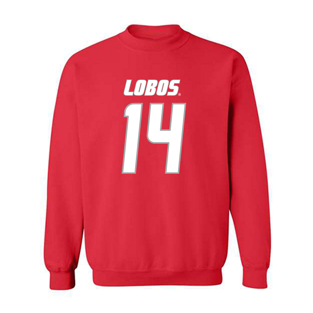 New Mexico - NCAA Football : Melaki Gutierrez - Classic Shersey Crewneck Sweatshirt-0