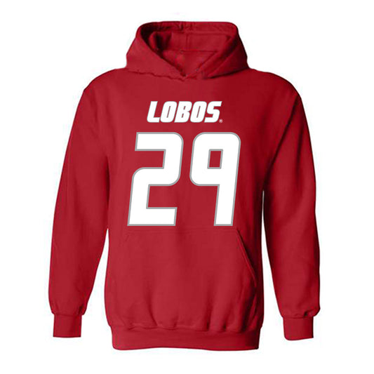New Mexico - NCAA Men's Basketball : Timeo Pons - Classic Shersey Hooded Sweatshirt-0