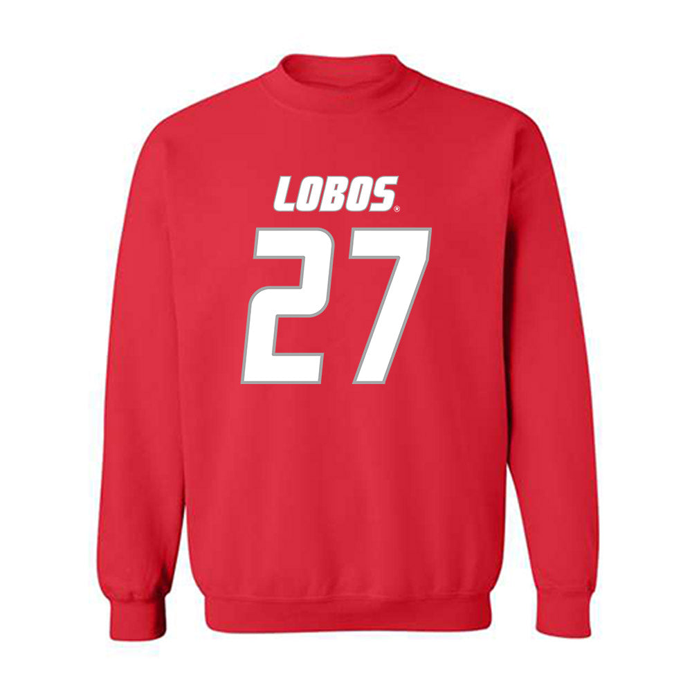 New Mexico - NCAA Baseball : David Lopez - Classic Shersey Crewneck Sweatshirt-0