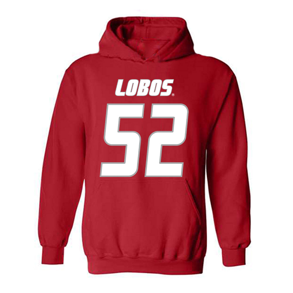 New Mexico - NCAA Football : RJ Adams - Classic Shersey Hooded Sweatshirt-0