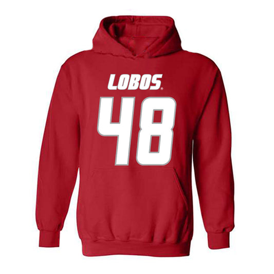 New Mexico - NCAA Football : John Sierra - Classic Shersey Hooded Sweatshirt-0