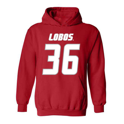 New Mexico - NCAA Baseball : Elias Fiddler - Classic Shersey Hooded Sweatshirt-0