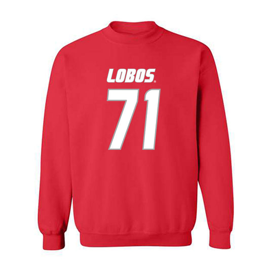 New Mexico - NCAA Football : Travis Gray - Classic Shersey Crewneck Sweatshirt-0