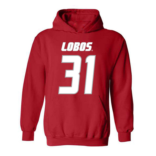 New Mexico - NCAA Football : Grant Glasgow - Classic Shersey Hooded Sweatshirt-0