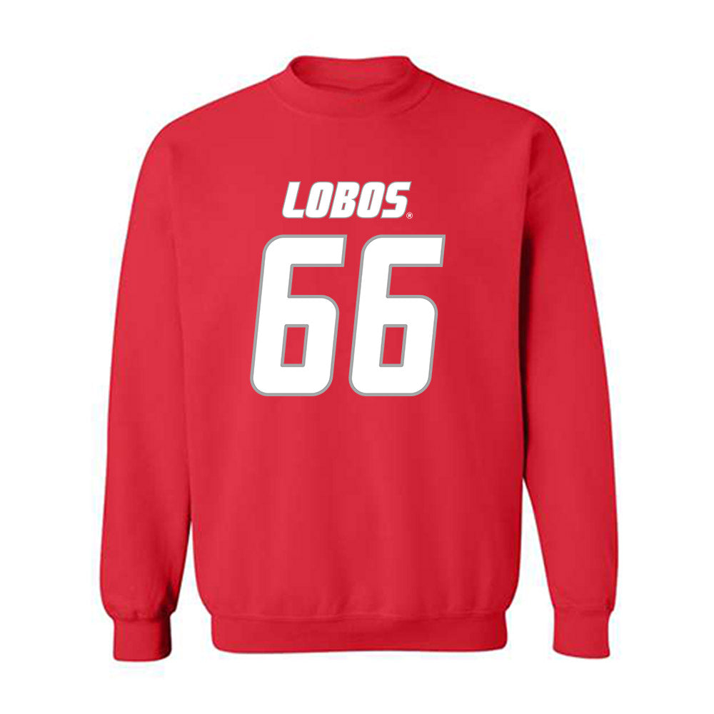New Mexico - NCAA Football : Israel Mukwiza - Classic Shersey Crewneck Sweatshirt-0