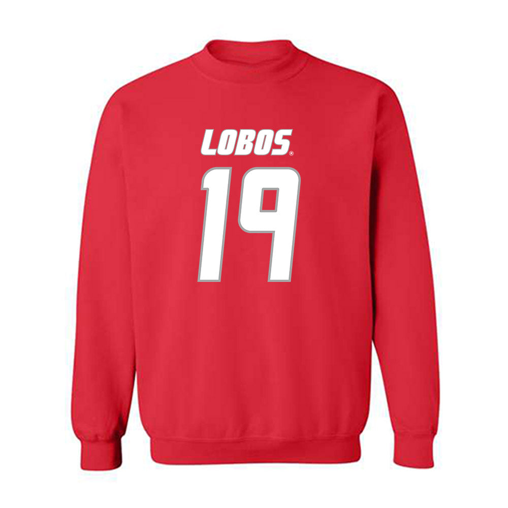 New Mexico - NCAA Football : Elijah Brody - Classic Shersey Crewneck Sweatshirt-0