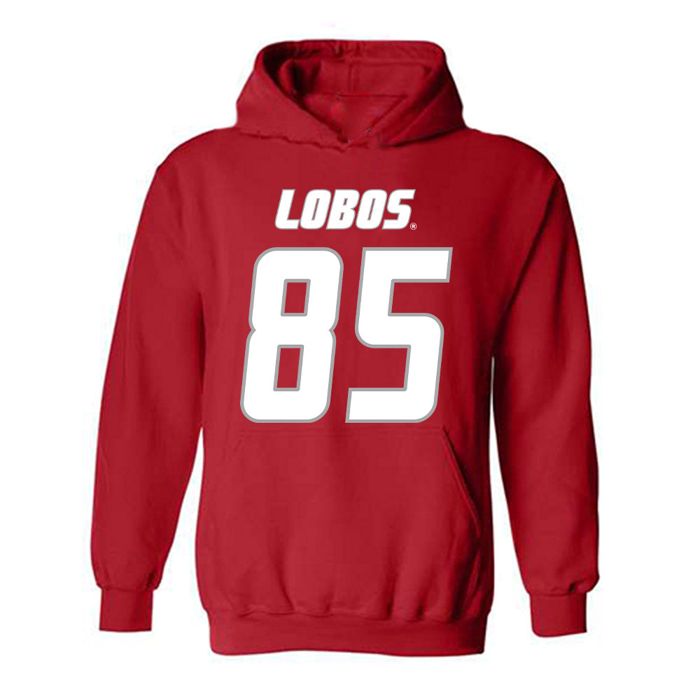 New Mexico - NCAA Football : Jackson Epes - Classic Shersey Hooded Sweatshirt-0