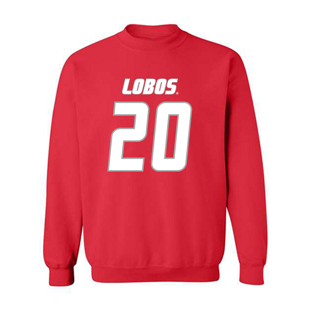 New Mexico - NCAA Football : Dereck Moore - Classic Shersey Crewneck Sweatshirt-0