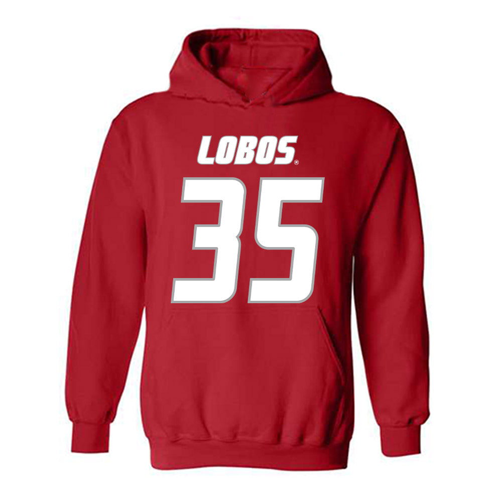 New Mexico - NCAA Football : Charles Steinkamp - Classic Shersey Hooded Sweatshirt-0