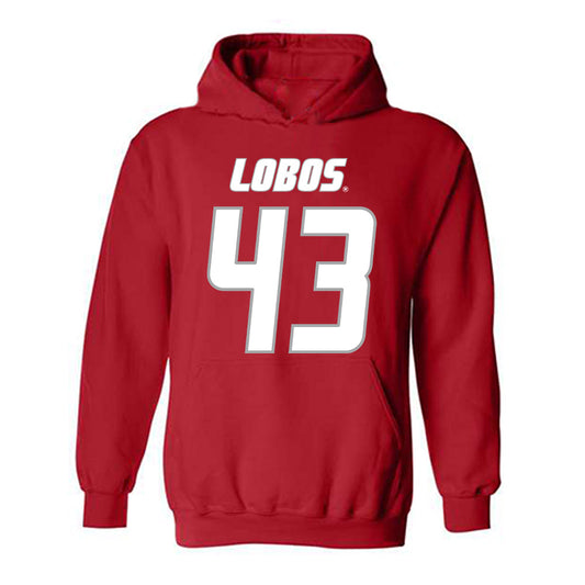 New Mexico - NCAA Baseball : Gene Trujillo - Classic Shersey Hooded Sweatshirt-0