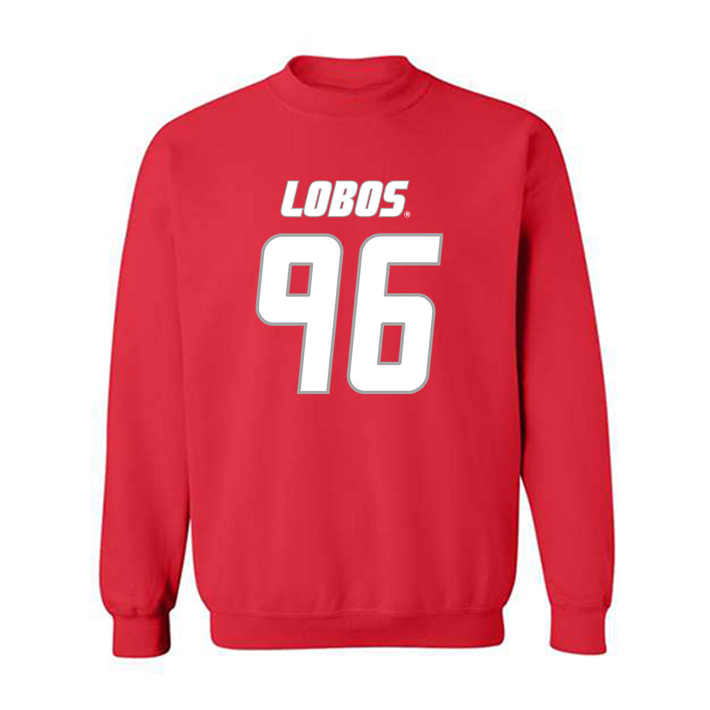 New Mexico - NCAA Football : Daniel Hughes - Classic Shersey Crewneck Sweatshirt-0
