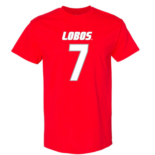 New Mexico - NCAA Men's Basketball : Sir Marius Jones - Classic Shersey T-Shirt-0