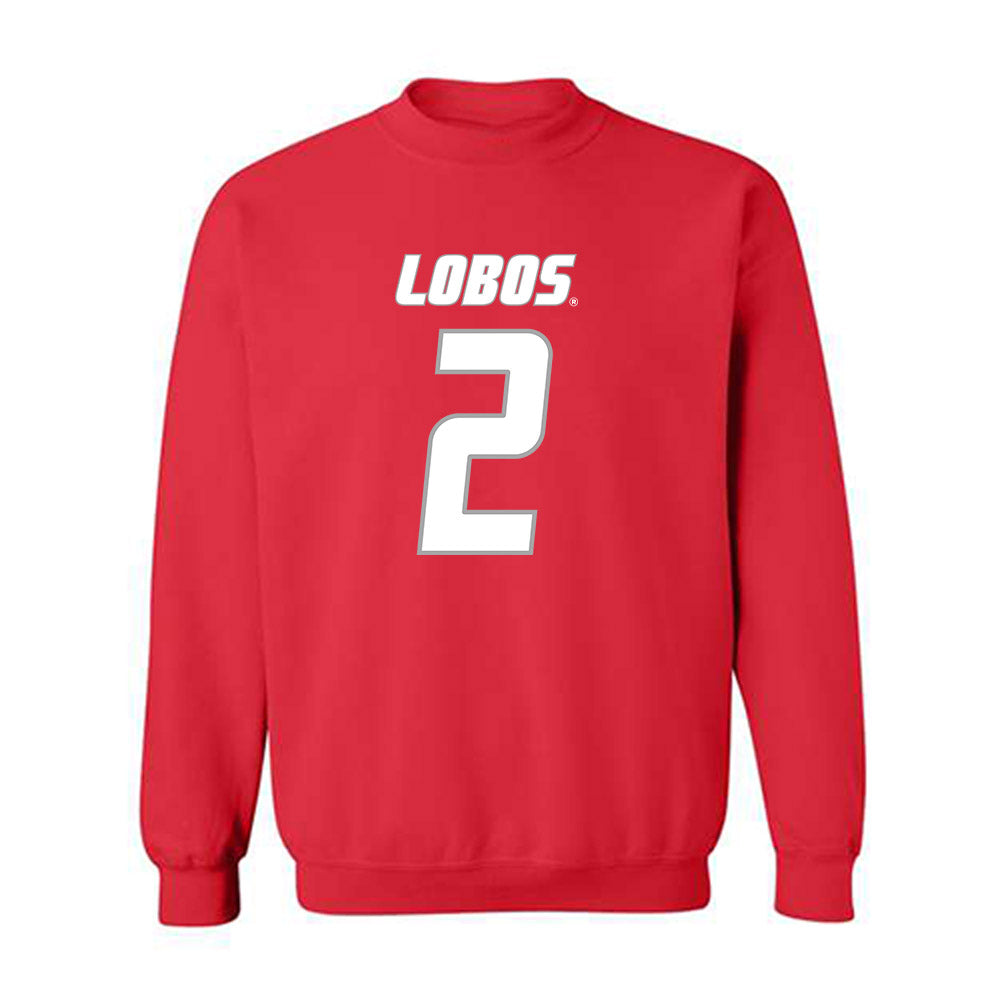 New Mexico - NCAA Men's Basketball : Tajavis Miller - Classic Shersey Crewneck Sweatshirt-0