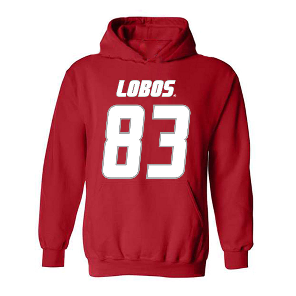 New Mexico - NCAA Football : KJ Cherry - Classic Shersey Hooded Sweatshirt-0