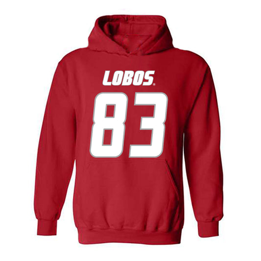 New Mexico - NCAA Football : KJ Cherry - Classic Shersey Hooded Sweatshirt-0