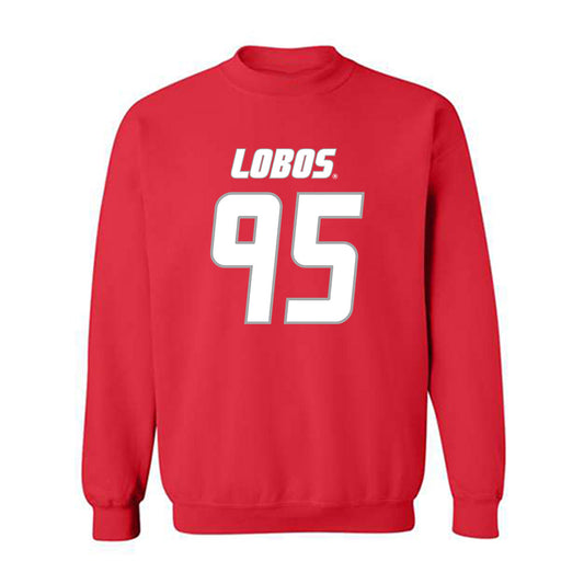 New Mexico - NCAA Football : Colby Brewer - Classic Shersey Crewneck Sweatshirt-0