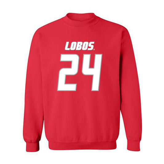 New Mexico - NCAA Football : Jayden Wilson - Classic Shersey Crewneck Sweatshirt-0