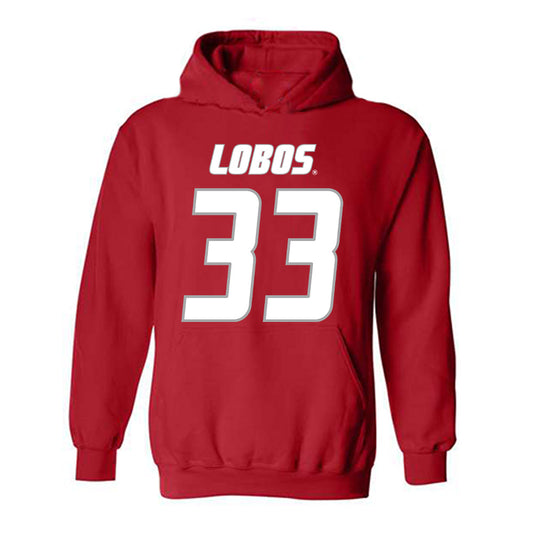 New Mexico - NCAA Baseball : Daxton Purser - Classic Shersey Hooded Sweatshirt-0