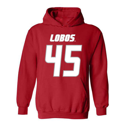 New Mexico - NCAA Football : Brett Karhu - Classic Shersey Hooded Sweatshirt-0