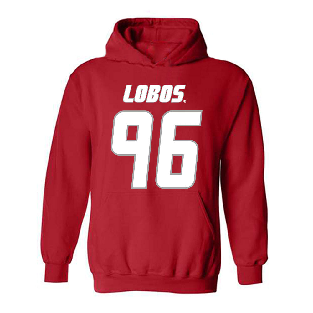 New Mexico - NCAA Football : Garrison Walker - Classic Shersey Hooded Sweatshirt-0