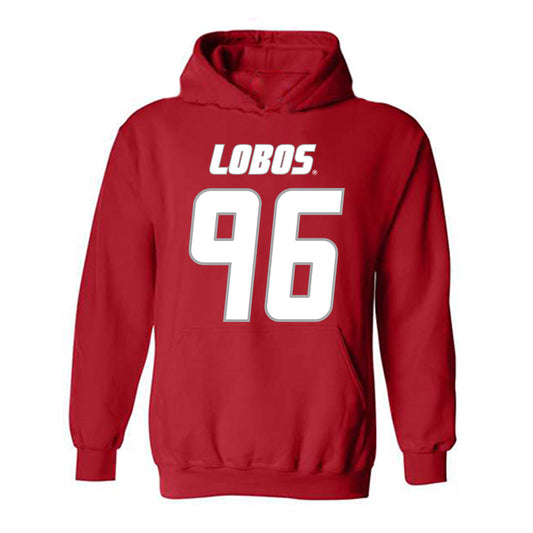 New Mexico - NCAA Football : Garrison Walker - Classic Shersey Hooded Sweatshirt-0