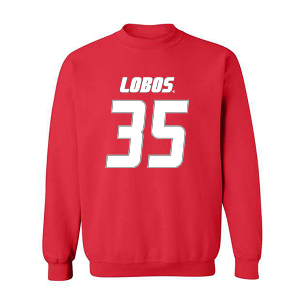New Mexico - NCAA Baseball : Presley Monteforte - Classic Shersey Crewneck Sweatshirt-0