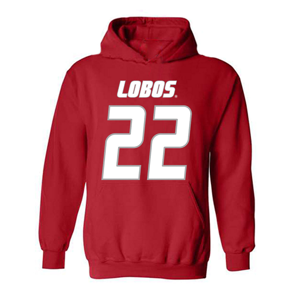 New Mexico - NCAA Football : Dimitri Johnson - Classic Shersey Hooded Sweatshirt-0