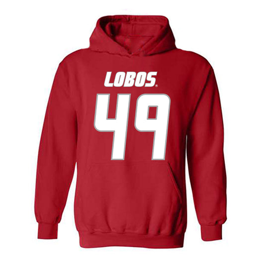 New Mexico - NCAA Football : Matthew Lashley - Classic Shersey Hooded Sweatshirt-0