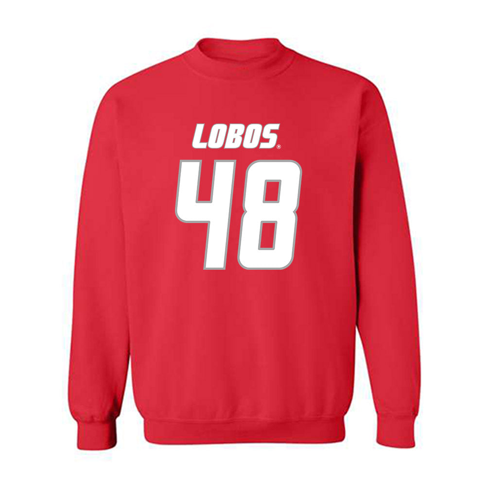 New Mexico - NCAA Football : John Sierra - Classic Shersey Crewneck Sweatshirt-0