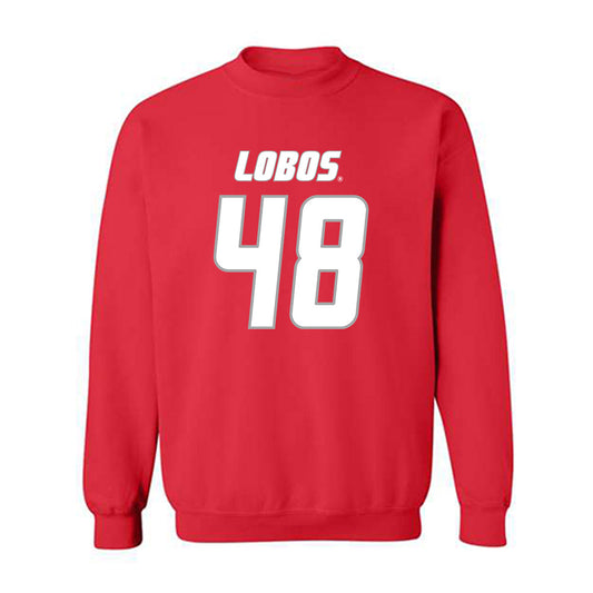 New Mexico - NCAA Football : John Sierra - Classic Shersey Crewneck Sweatshirt-0