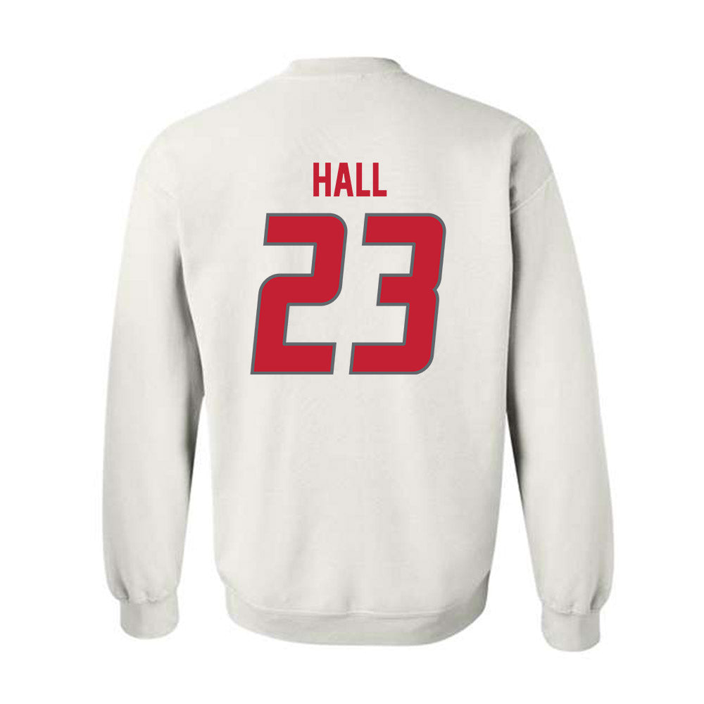 New Mexico - NCAA Men's Basketball : Jake Hall - Classic Shersey Crewneck Sweatshirt-1