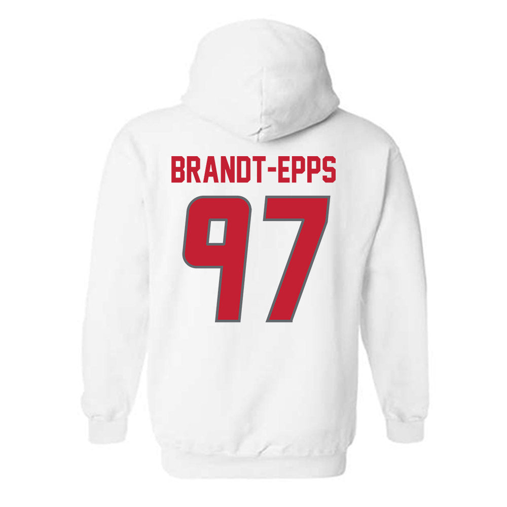 New Mexico - NCAA Football : Devin Brandt-Epps - Classic Shersey Hooded Sweatshirt-1